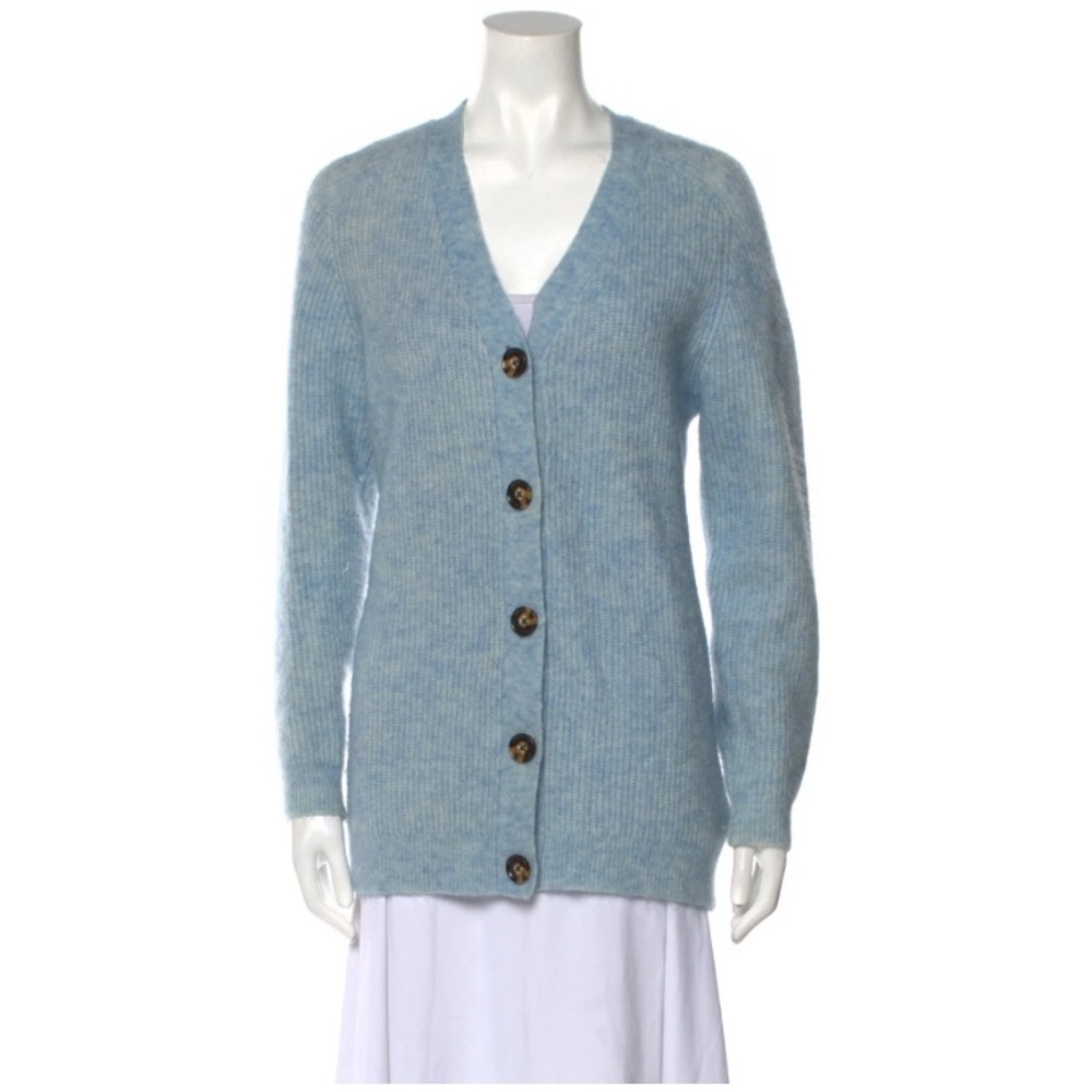 Women's Blue Cardigan Sweater